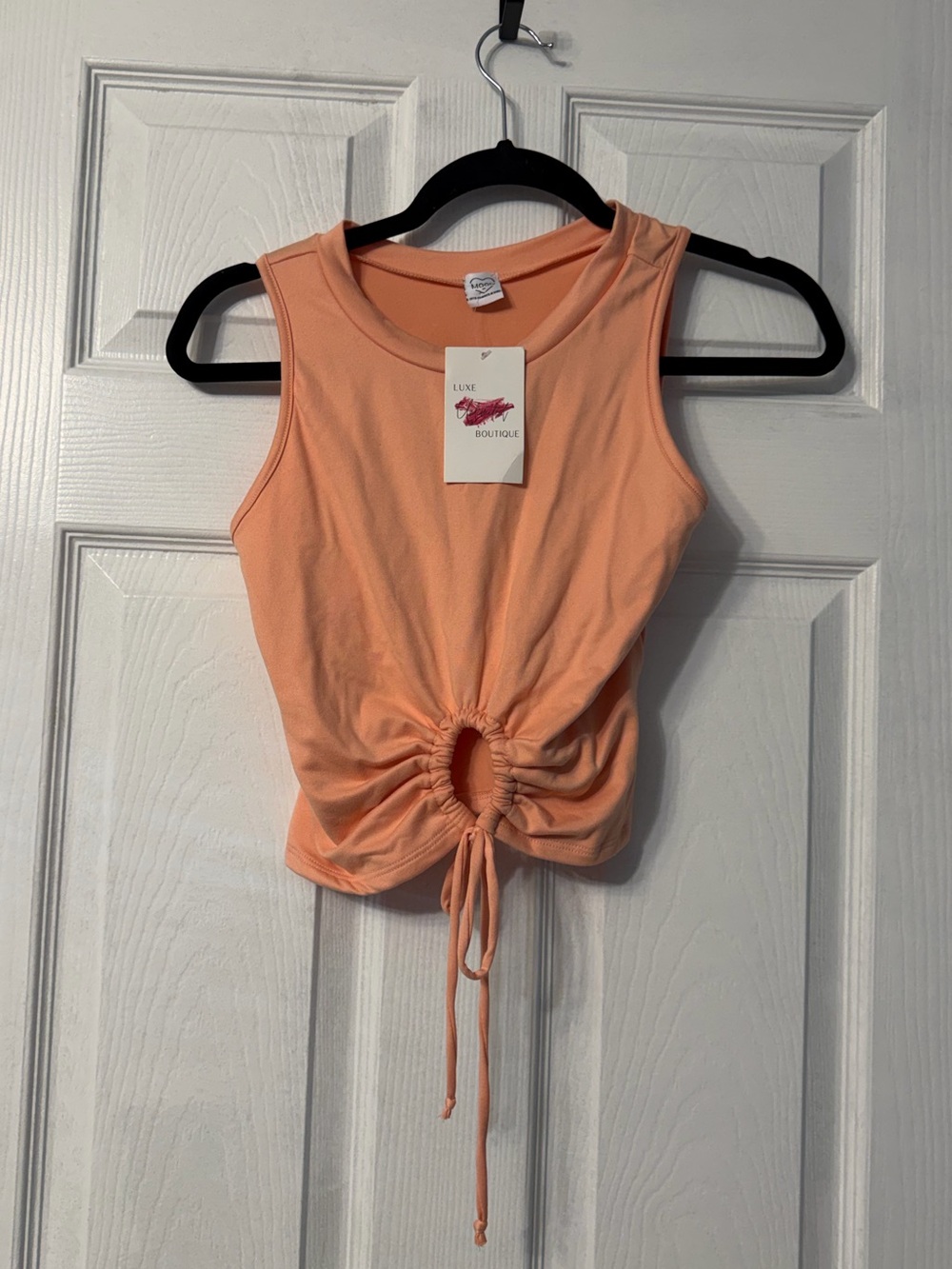 NWT ribbed tank cropped tank top size medium